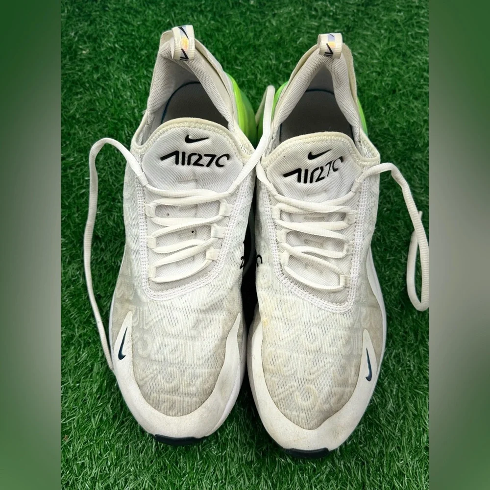 Nike Air Max 270 White Lime Blast Photo Blue Size‎ 12